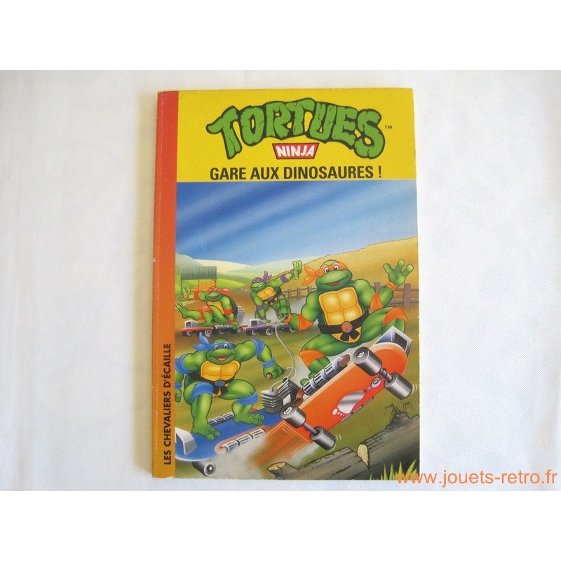 Livre Tortues Ninja "Gare aux dinosaures!"