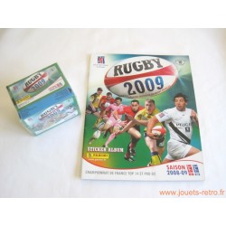 Album Panini Rugby 2009 + boite 50 pochettes NEUF