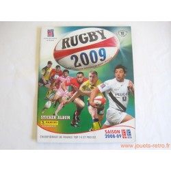 Album Panini Rugby 2009 + boite 50 pochettes NEUF