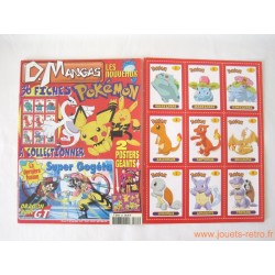 D. Mangas n° 465 juin 2000 complet Fiches Pokémon + posters