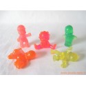 "Les Babies" lot de 5 figurines translucides