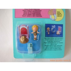 Bague Polly Pocket "princesse" 1990 Neuf