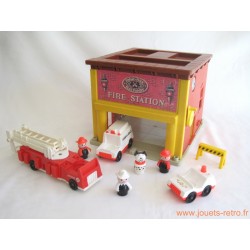 "Caserne de pompiers" Fisher Price 1980
