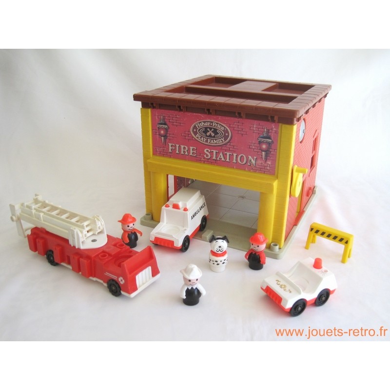 "Caserne de pompiers" Fisher Price 1980