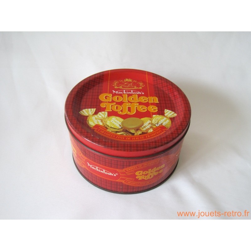 Boite métal Golden Toffee