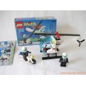 Moto et hélicoptère de police Lego 6664