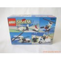 Moto et hélicoptère de police Lego 6664