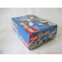 Moto et hélicoptère de police Lego 6664