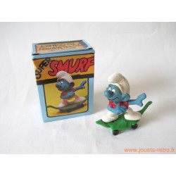 Figurine "Super Schtroumpf Skateur" Schleich 1978