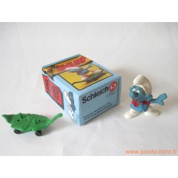 Figurine "Super Schtroumpf Skateur" Schleich 1978