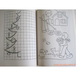 livre de coloriage vintage