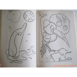livre de coloriage vintage