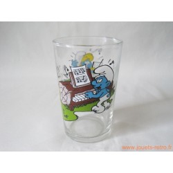 Verre à moutarde "Les Schtroumpfs"
