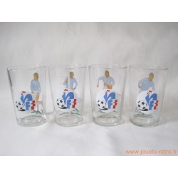 Lot verres à moutarde football 1978 équipe de France