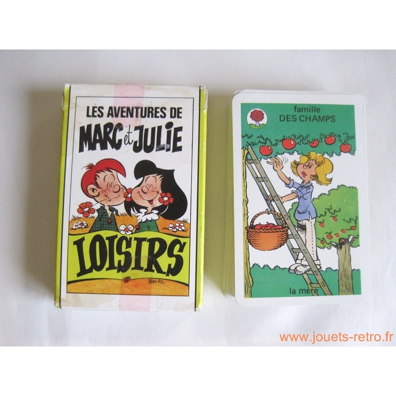 Jeu de 7 familles "Marc et Julie" Loisirs