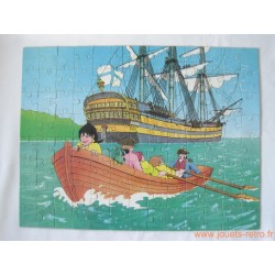 Puzzle "l'oiseau des mers - Terre en vue! - Nathan 1986