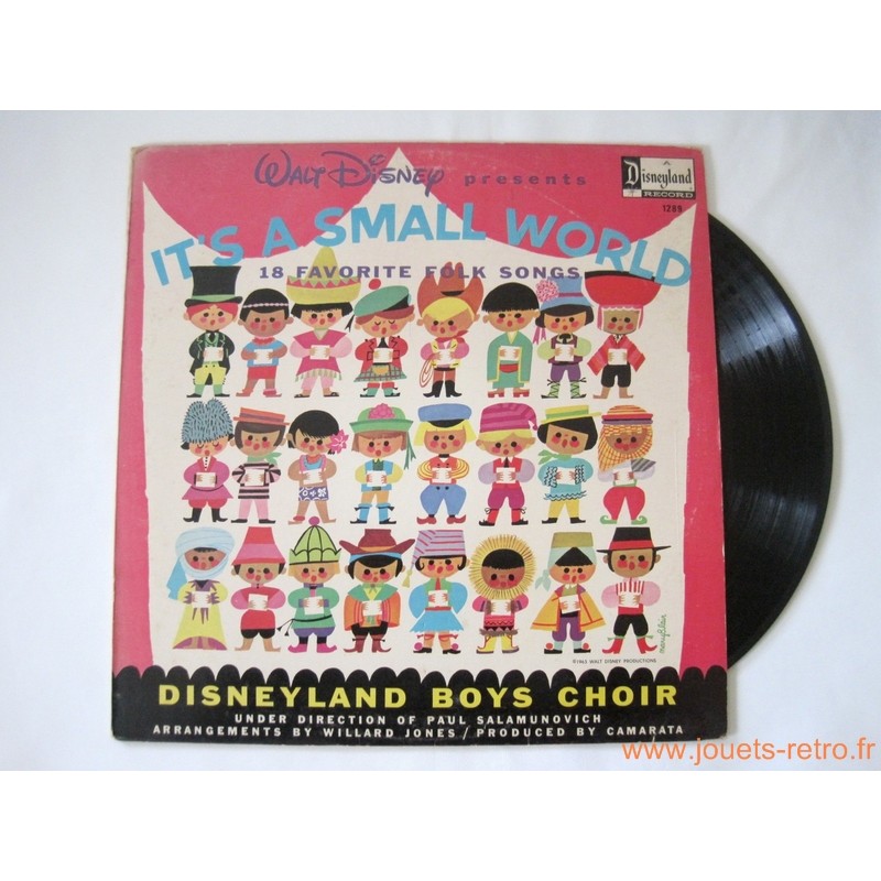Disney "It's small world" - disque vinyle 33 T