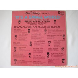 Disney "It's small world" - disque vinyle 33 T
