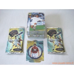 Lot 140 cartes DS France Foot 2000 + 2 pochettes neuves