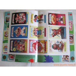 Poster géant avec autocollants "Les Crados"