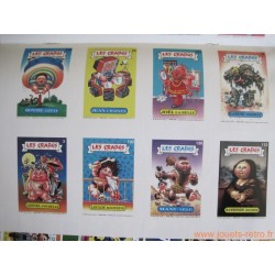 Poster géant avec 16 autocollants "Les Crados"