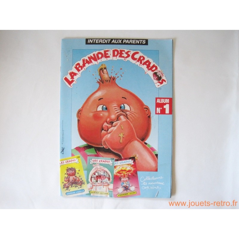 Album vignettes "La bande des crados" n° 1