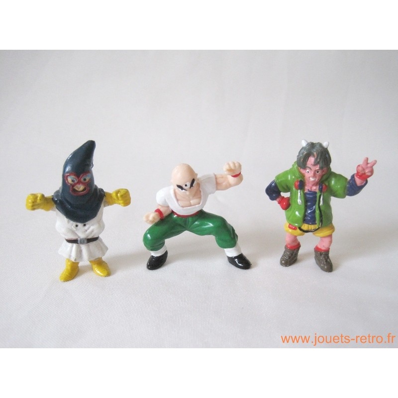 lot 3 figurines Dragon Ball Z "Super Guerriers" 1989