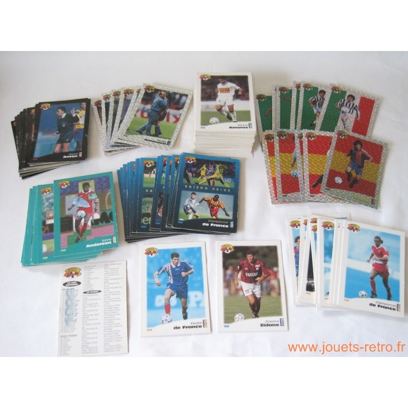 Lot 180 cartes Panini foot 1996