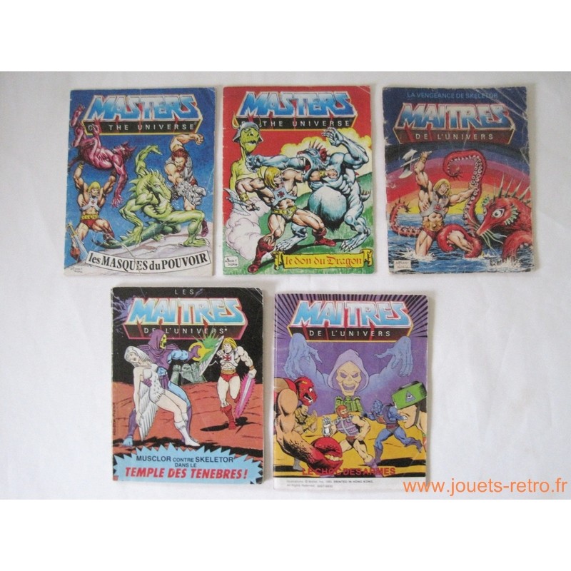 Lot 5 mini bd "Les Maitres de l'Univers"