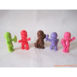"Les Babies" lot de 5 figurines multicolore