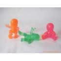 "Les Babies" lot de 3 figurines translucides à paillettes