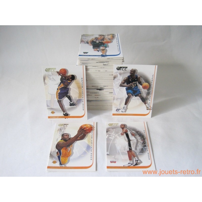 Set complet 150 cartes NBA Topps TCC 2001-02