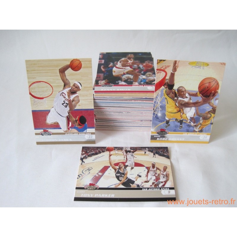 Set complet 100 cartes NBA Topps Stadium Club 2007-08