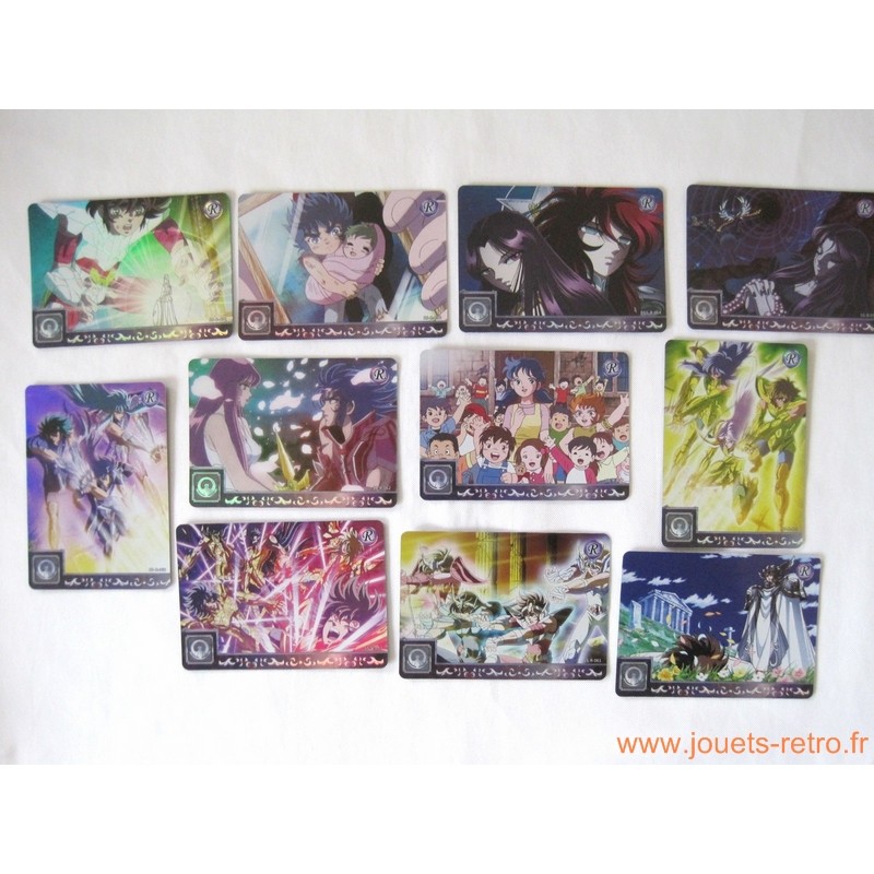 Lot cartes Saint Seiya - Les chevaliers du zodiaque