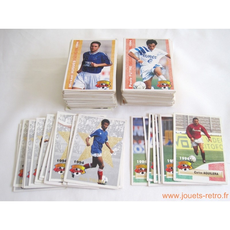 Lot 185 cartes Panini foot 1994