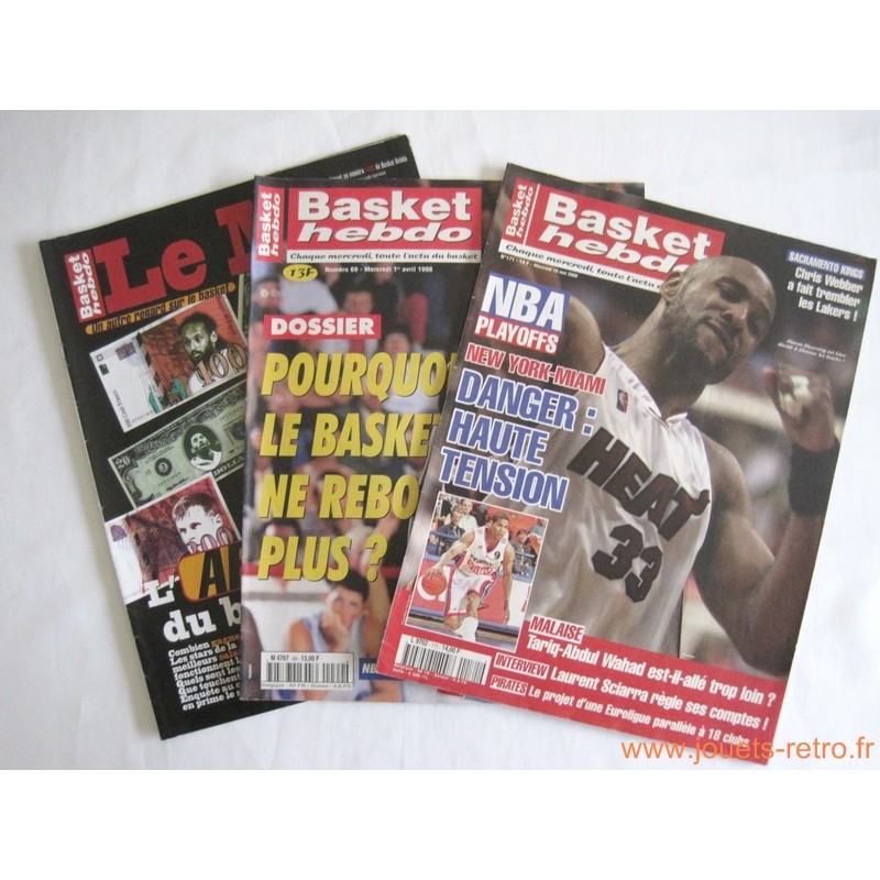 lot magazines "Basket Hebdo"