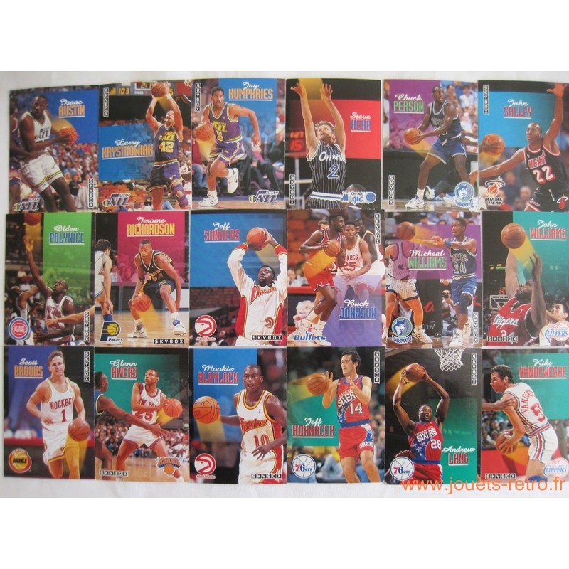 Lot 40 cartes NBA Skybox 1992-93 série 2
