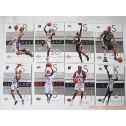 Set complet 90 cartes NBA Upper Deck Glass 2002-03