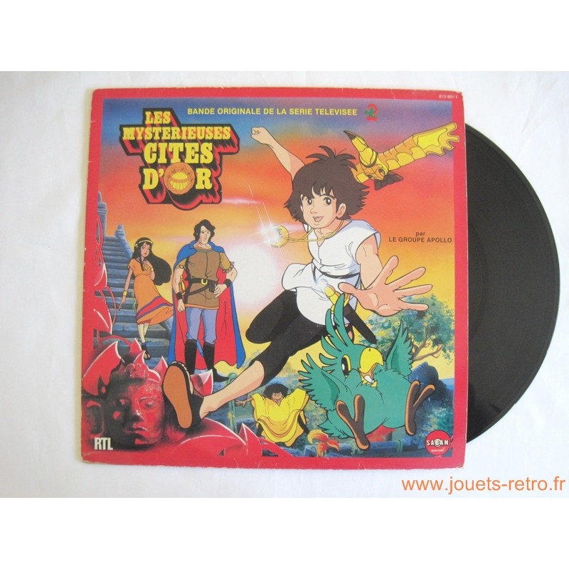 Les mystérieuses cités d'or - disque 33T