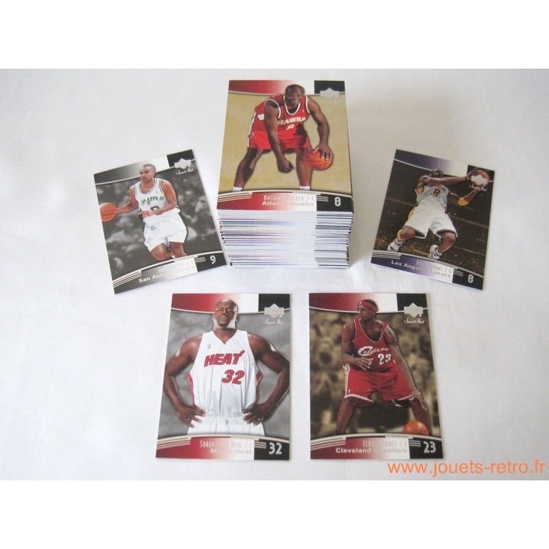 Set Complet 90 Cartes NBA Topps Upper Deck Sweet Hot 2004-05