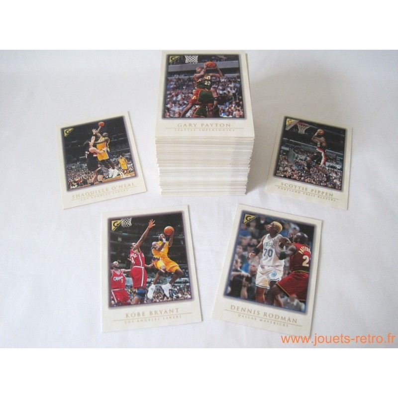 Set Complet 100 Cartes NBA Topps Gallery 1999-00