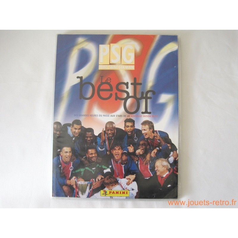 Album cartes Panini "PSG le best of" 1996