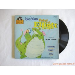 Peter et Elliott le Dragon Livre disque 45t