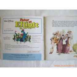 Peter et Elliott le Dragon Livre disque 45t