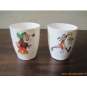 Lot gobelets en mélamine Disney vintage
