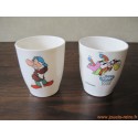 Lot gobelets en mélamine Disney vintage