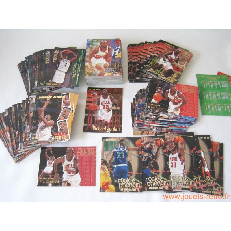 Set 220 cartes NBA Fleer 95-96 série 2