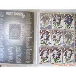 Album cartes Panini Foot Cards 98