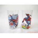 Lot verres à moutarde "Spiderman"