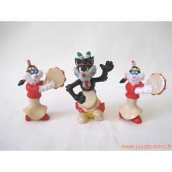 lot figurines "Flunchy" indiens